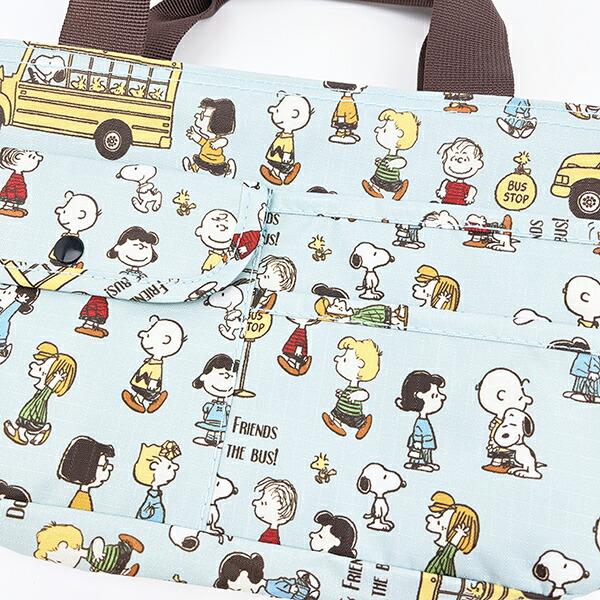 スヌーピー バッグインバッグ バスストップブルー SNOOPY 商品画像2：キャラグッズPERFECT WORLD TOKYO