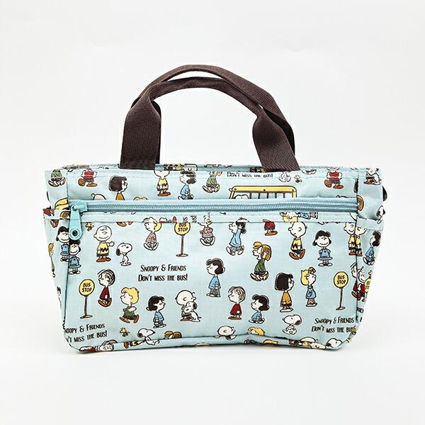 スヌーピー バッグインバッグ バスストップブルー SNOOPY 商品画像5：キャラグッズPERFECT WORLD TOKYO