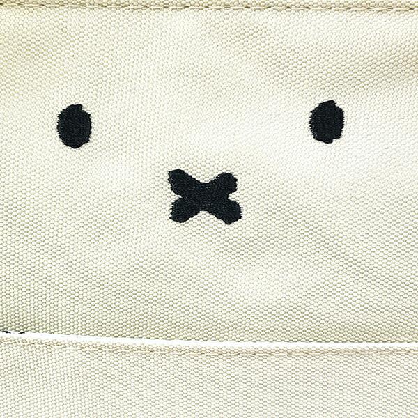 ミッフィー miffy 横型トートバッグ (フェイスアイボリー) 商品画像2：キャラグッズPERFECT WORLD TOKYO