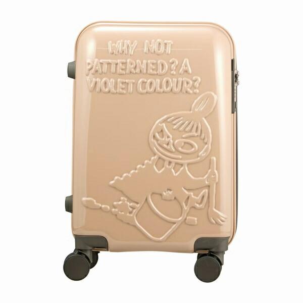 ムーミン リトルミイ ジッパータイプ スーツケース(30L) お絵かきミイ ベージュ/ブラウン キャリーバッグ 商品画像5：キャラグッズPERFECT WORLD TOKYO