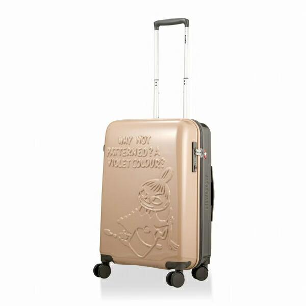 ムーミン リトルミイ ジッパータイプ スーツケース(50L) お絵かきミイ ベージュ/ブラウン キャリーバッグ 商品画像4：キャラグッズPERFECT WORLD TOKYO