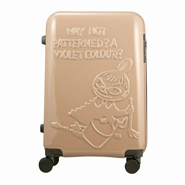 ムーミン リトルミイ ジッパータイプ スーツケース(50L) お絵かきミイ ベージュ/ブラウン キャリーバッグ 商品画像5：キャラグッズPERFECT WORLD TOKYO