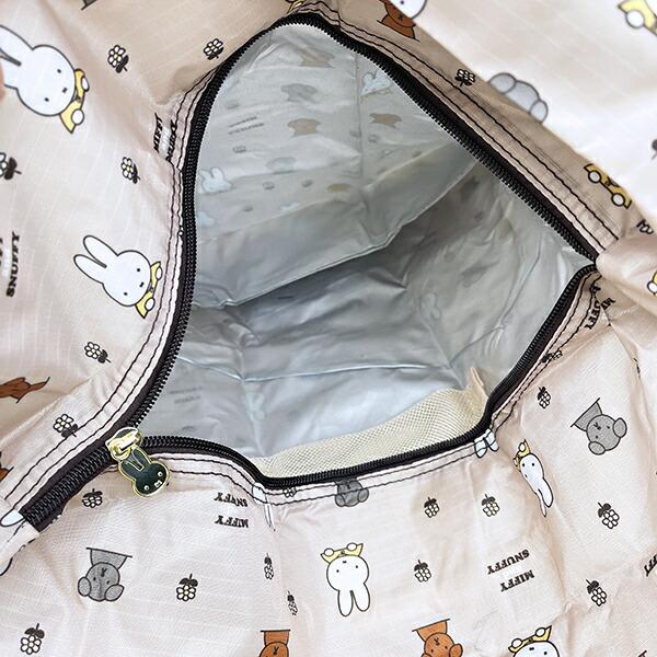 ミッフィー miffy スナッフィー 保冷保温 バッグ ベージュ エコバッグ 商品画像4：キャラグッズPERFECT WORLD TOKYO