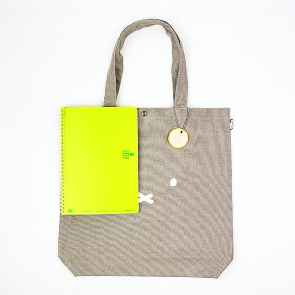 ミッフィー miffy トートバッグ (フェイスグレー) 商品画像4：キャラグッズPERFECT WORLD TOKYO