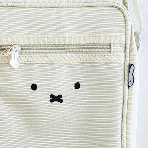 ミッフィー miffy フェイス 縦型ショルダーバッグ アイボリー 商品画像2：キャラグッズPERFECT WORLD TOKYO