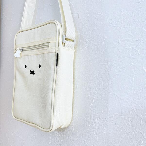 ミッフィー miffy フェイス 縦型ショルダーバッグ アイボリー 商品画像3：キャラグッズPERFECT WORLD TOKYO
