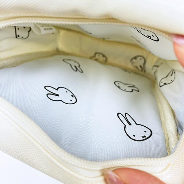 ミッフィー miffy フェイス 縦型ショルダーバッグ アイボリー 商品画像7：キャラグッズPERFECT WORLD TOKYO