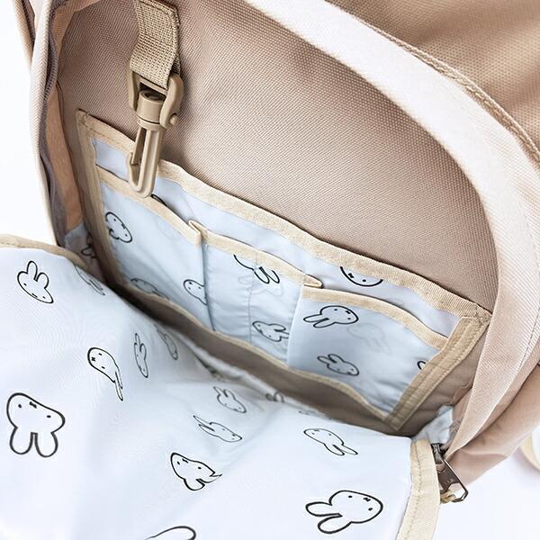 ミッフィー miffy バックパック グレージュ ホワイトフェイス リュック 商品画像8：キャラグッズPERFECT WORLD TOKYO