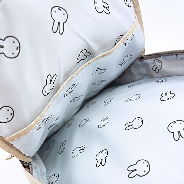 ミッフィー miffy バックパック グレージュ ホワイトフェイス リュック 商品画像9：キャラグッズPERFECT WORLD TOKYO