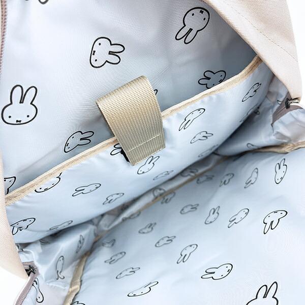 ミッフィー miffy バックパック グレージュ ホワイトフェイス リュック 商品画像10：キャラグッズPERFECT WORLD TOKYO