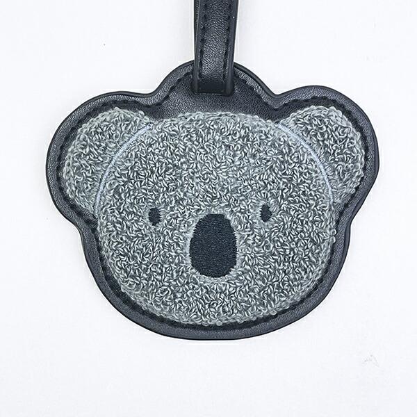 ミッフィー miffy コー ラゲッジタグ サガラ刺しゅう グレー 商品画像2：キャラグッズPERFECT WORLD TOKYO