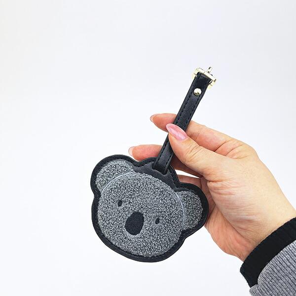 ミッフィー miffy コー ラゲッジタグ サガラ刺しゅう グレー 商品画像4：キャラグッズPERFECT WORLD TOKYO