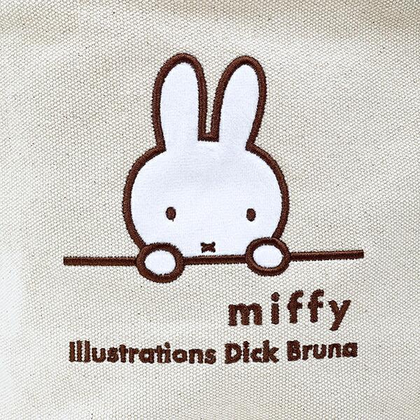 ミッフィー miffy ミニトートバッグ  ナチュラル(ミッフィーフェイス) 商品画像2：キャラグッズPERFECT WORLD TOKYO
