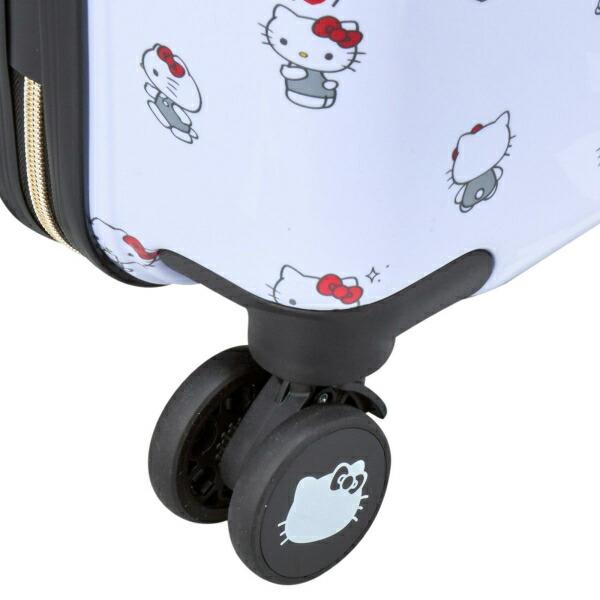 サンリオ ハローキティ ドリンクホルダー付き ジッパータイプ スーツケース  Sサイズ (ホワイト) Sanrio 商品画像11：キャラグッズPERFECT WORLD TOKYO