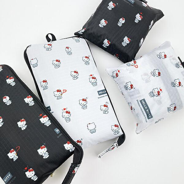 サンリオ ハローキティ モノグラム 折りたたみ保冷保温エコバッグ (モノグラム) Sanrio 商品画像9：キャラグッズPERFECT WORLD TOKYO