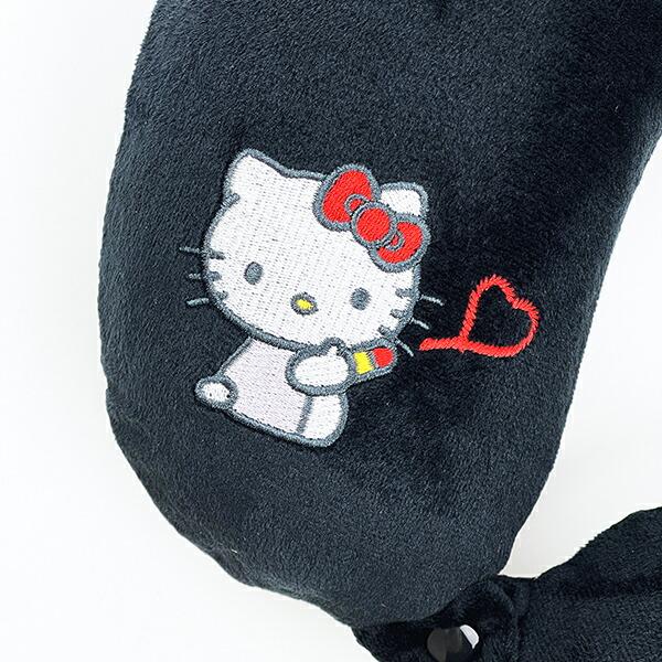 サンリオ ハローキティ 低反発枕 (ブラックハート) ネックピロー Sanrio 商品画像2：キャラグッズPERFECT WORLD TOKYO