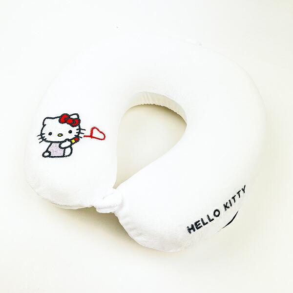 サンリオ ハローキティ 低反発枕 (ホワイトハート) ネックピロー Sanrio 商品画像3：キャラグッズPERFECT WORLD TOKYO