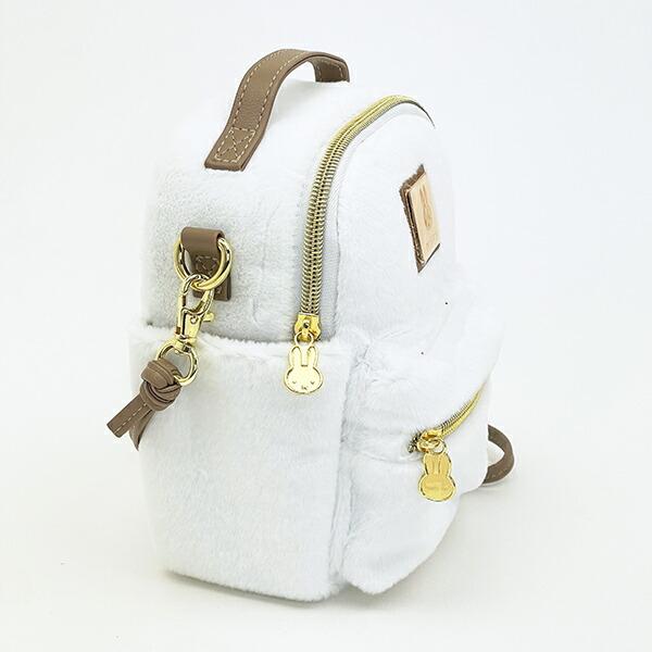 ミッフィー miffy リュック型ミニショルダーバッグ (ホワイト) 商品画像3：キャラグッズPERFECT WORLD TOKYO