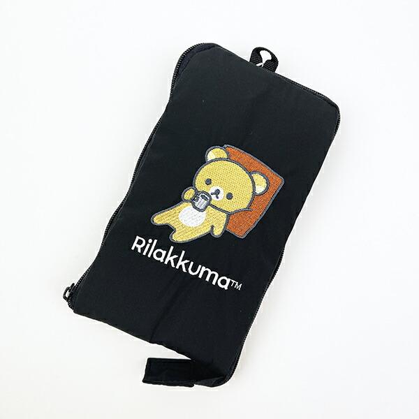 リラックマ 折りたたみトートバッグ ブラック 商品画像7：キャラグッズPERFECT WORLD TOKYO