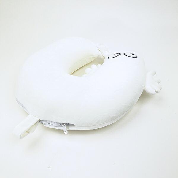 ムーミン ニョロニョロ 2in1枕 (ネックピロー＆クッション) 商品画像4：キャラグッズPERFECT WORLD TOKYO