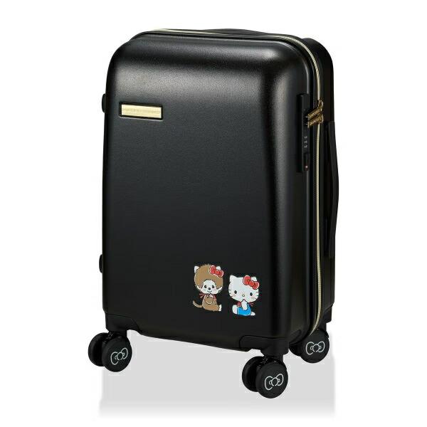 サンリオ ハローキティ × モンチッチ ジッパータイプ スーツケース(30L) ブラック キャリーバッグ 商品画像4：キャラグッズPERFECT WORLD TOKYO