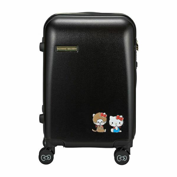サンリオ ハローキティ × モンチッチ ジッパータイプ スーツケース(30L) ブラック キャリーバッグ 商品画像5：キャラグッズPERFECT WORLD TOKYO