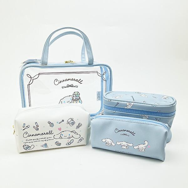 サンリオ シナモロール トラベルポーチセット ブルーコスメ シナモン Sanrio