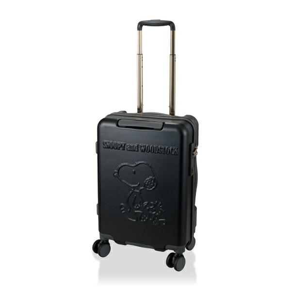 スヌーピー ウッドストック ジッパータイプ スーツケース 32L (ブラック) キャリーケース SNOOPY 商品画像2：キャラグッズPERFECT WORLD TOKYO