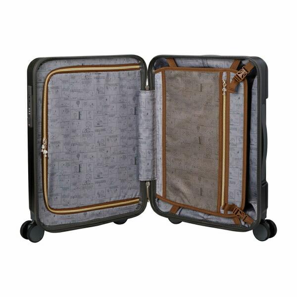 スヌーピー ウッドストック ジッパータイプ スーツケース 32L (ブラック) キャリーケース SNOOPY 商品画像13：キャラグッズPERFECT WORLD TOKYO