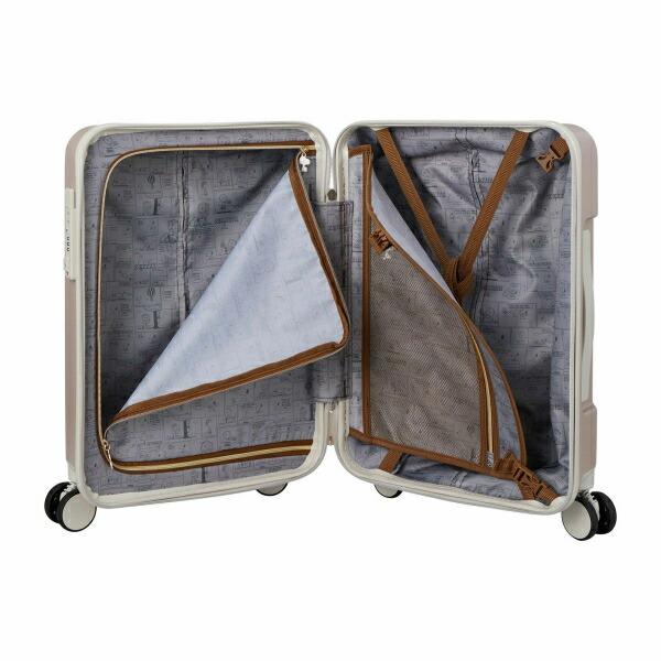 スヌーピー ジョー・クール ジッパータイプ スーツケース 32L (グレージュ) キャリーケース SNOOPY 商品画像12：キャラグッズPERFECT WORLD TOKYO