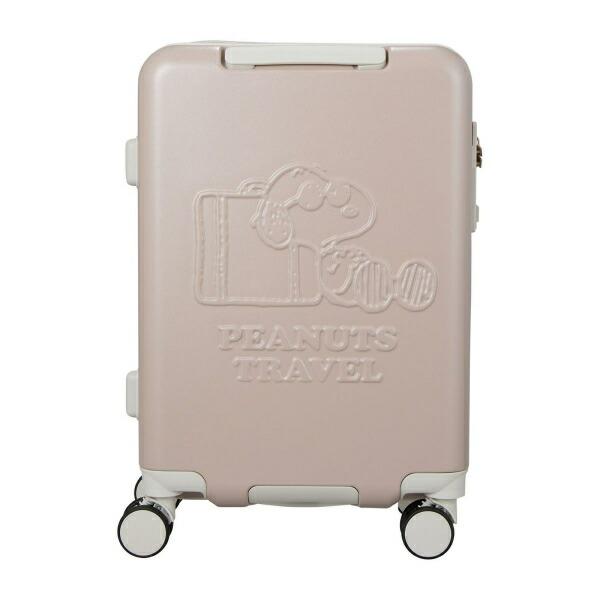 スヌーピー ジョー・クール ジッパータイプ スーツケース 32L (グレージュ) キャリーケース SNOOPY 商品画像3：キャラグッズPERFECT WORLD TOKYO