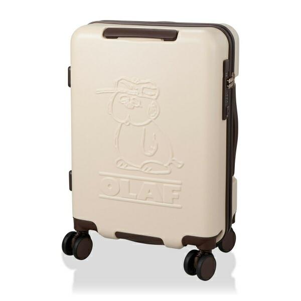スヌーピー オラフ ジッパータイプ スーツケース 32L (アイボリー) キャリーケース SNOOPY 商品画像2：キャラグッズPERFECT WORLD TOKYO