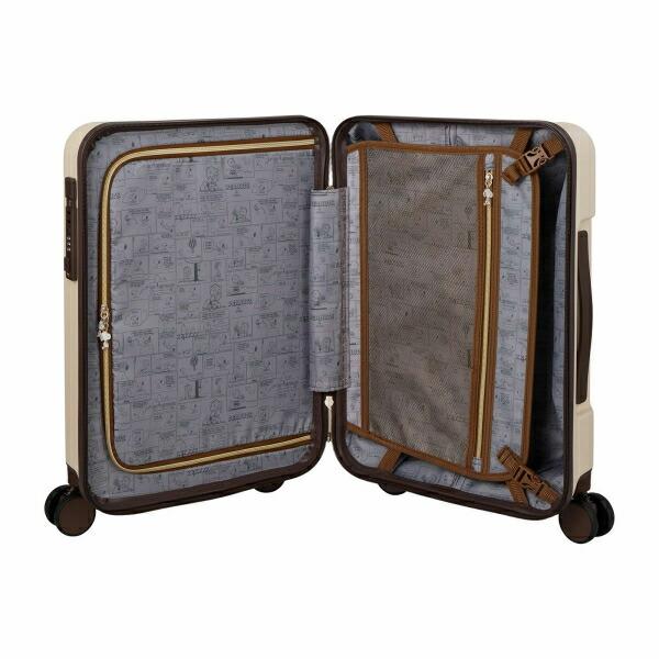 スヌーピー オラフ ジッパータイプ スーツケース 32L (アイボリー) キャリーケース SNOOPY 商品画像11：キャラグッズPERFECT WORLD TOKYO