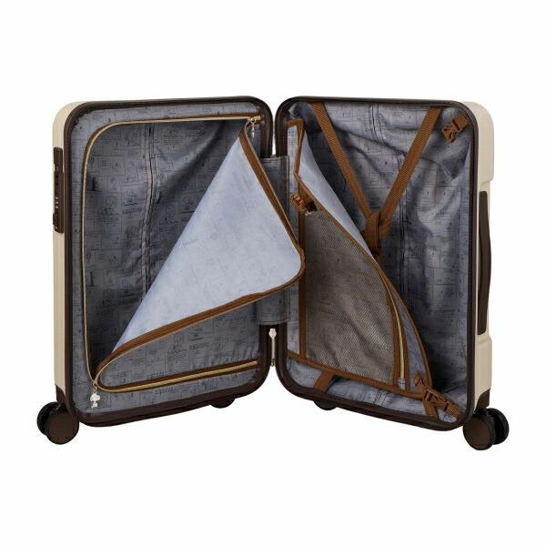 スヌーピー オラフ ジッパータイプ スーツケース 32L (アイボリー) キャリーケース SNOOPY 商品画像12：キャラグッズPERFECT WORLD TOKYO