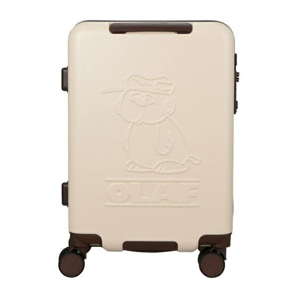 スヌーピー オラフ ジッパータイプ スーツケース 32L (アイボリー) キャリーケース SNOOPY 商品画像3：キャラグッズPERFECT WORLD TOKYO