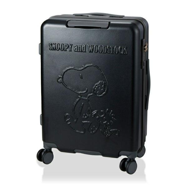 スヌーピー ウッドストック ジッパータイプ スーツケース 50L (ブラック) キャリーケース SNOOPY 商品画像4：キャラグッズPERFECT WORLD TOKYO