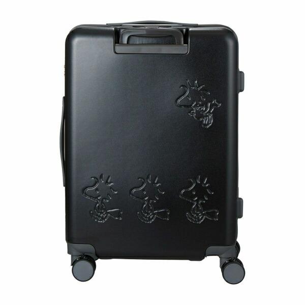 スヌーピー ウッドストック ジッパータイプ スーツケース 50L (ブラック) キャリーケース SNOOPY 商品画像7：キャラグッズPERFECT WORLD TOKYO