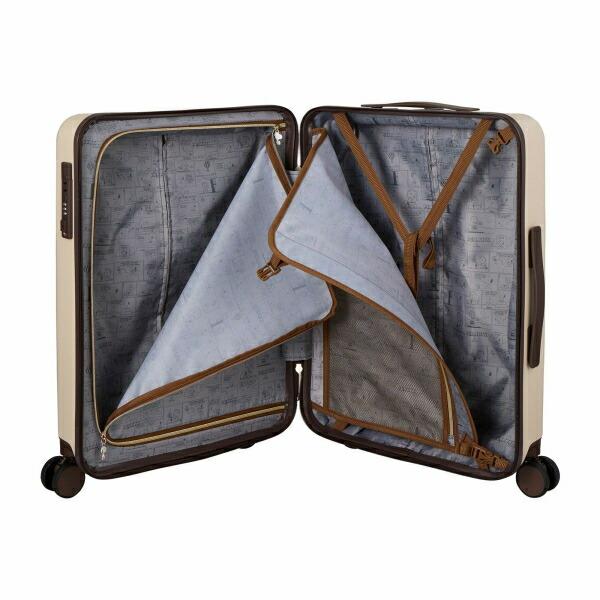 スヌーピー オラフ ジッパータイプ スーツケース 50L (アイボリー) キャリーケース SNOOPY 商品画像12：キャラグッズPERFECT WORLD TOKYO