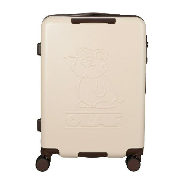 スヌーピー オラフ ジッパータイプ スーツケース 50L (アイボリー) キャリーケース SNOOPY 商品画像3：キャラグッズPERFECT WORLD TOKYO