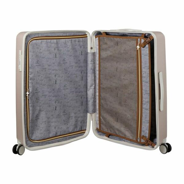 スヌーピー ジョー・クール ジッパータイプ スーツケース 82L (グレージュ) キャリーケース SNOOPY 商品画像11：キャラグッズPERFECT WORLD TOKYO