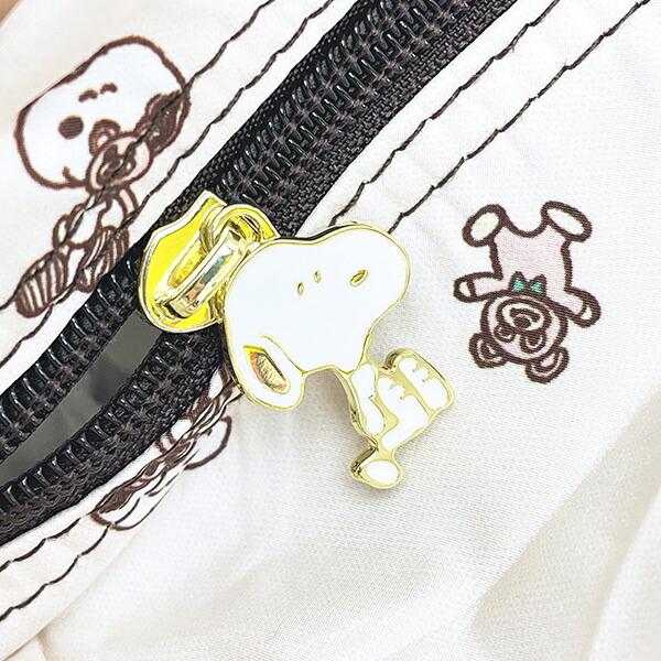 スヌーピー &ベア 保冷＆保温エコバッグ(M) ベージュ SNOOPY 商品画像3：キャラグッズPERFECT WORLD TOKYO