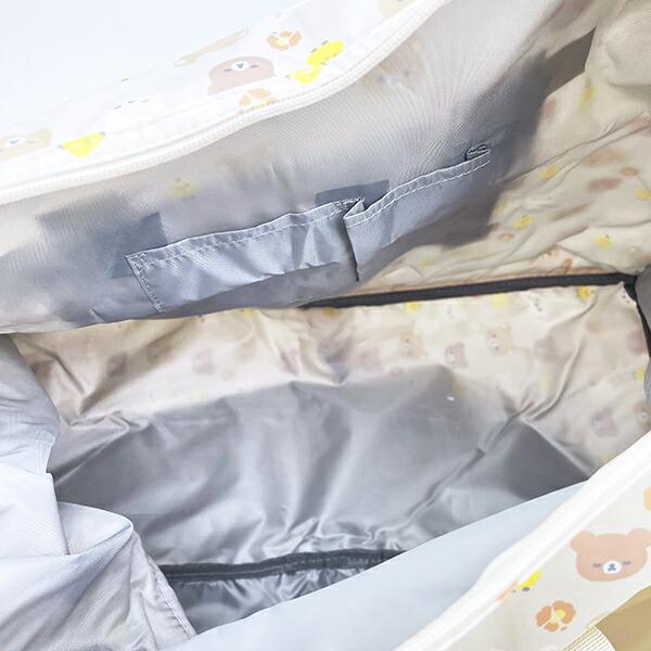 リラックマ コリラックマ 折りたたみボストンバッグ(M) ピンク 商品画像5：キャラグッズPERFECT WORLD TOKYO