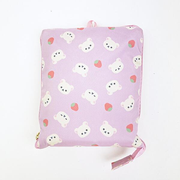 リラックマ コリラックマ 折りたたみボストンバッグ(M) ピンク 商品画像6：キャラグッズPERFECT WORLD TOKYO