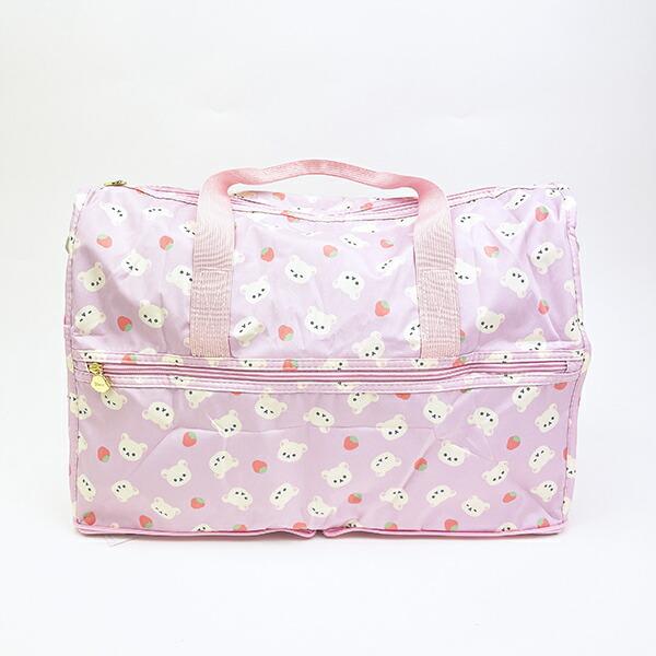 リラックマ コリラックマ 折りたたみボストンバッグ(M) ピンク