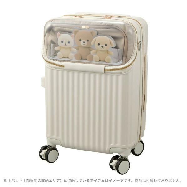 ぬい活 推し活 上パカ ジッパータイプ スーツケース Sサイズ カプセルキャリーバッグ 商品画像2：キャラグッズPERFECT WORLD TOKYO