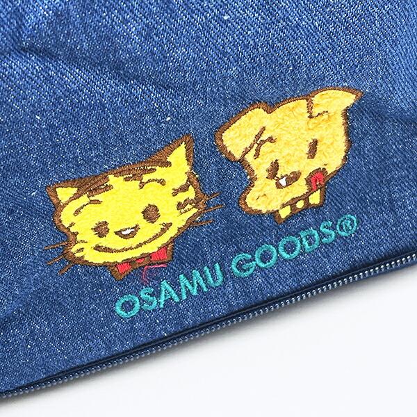 オサムグッズ キャットとドッグ 折りたたみボストンバッグ(L) デニム トラベル OSAMUGOODS 商品画像2：キャラグッズPERFECT WORLD TOKYO