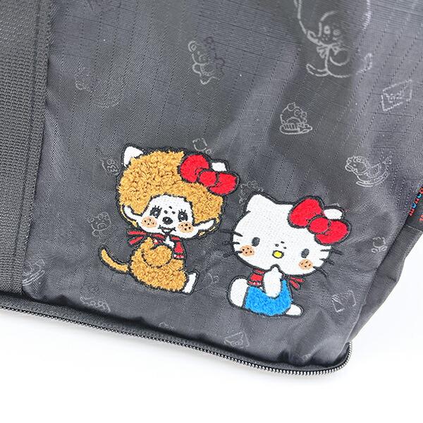 サンリオ ハローキティ × モンチッチ 折りたたみボストンバッグ(XL) 130L トラベル Sanrio 商品画像2：キャラグッズPERFECT WORLD TOKYO