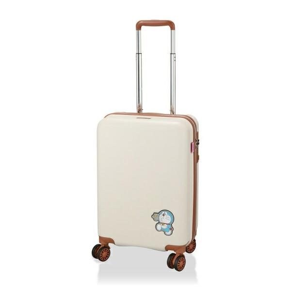 ドラえもん ジッパータイプ スーツケース 33L キャリーケース ベージュ 商品画像2：キャラグッズPERFECT WORLD TOKYO