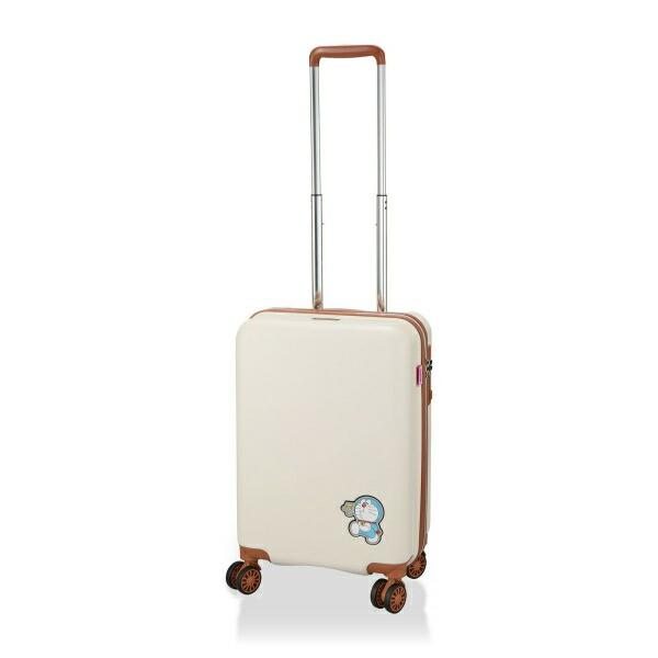 ドラえもん ジッパータイプ スーツケース 33L キャリーケース ベージュ 商品画像3：キャラグッズPERFECT WORLD TOKYO