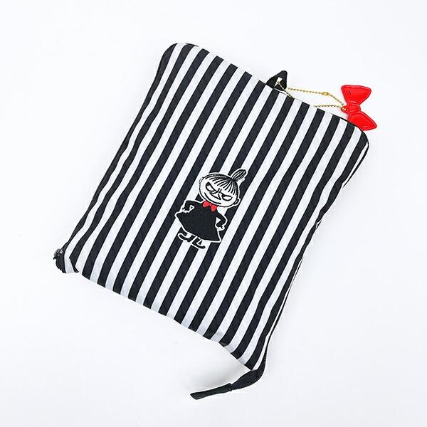 ムーミン リトルミイ 折りたたみボストンバッグ(L) モノトーン MOOMIN 商品画像7：キャラグッズPERFECT WORLD TOKYO